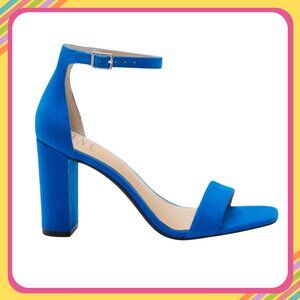 INC Royal Blue Heeled Sandals - 7W